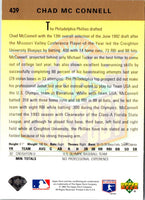 1993 Upper Deck Gold Hologram Chad McConnell #439