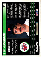 1992 Pinnacle Brian Harper #73