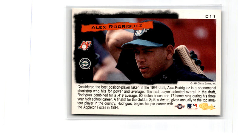1994 Classic Cream of the Crop Alex Rodriguez