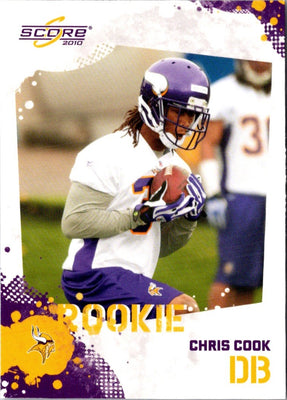 2010 Score Chris Cook #321 Rookie