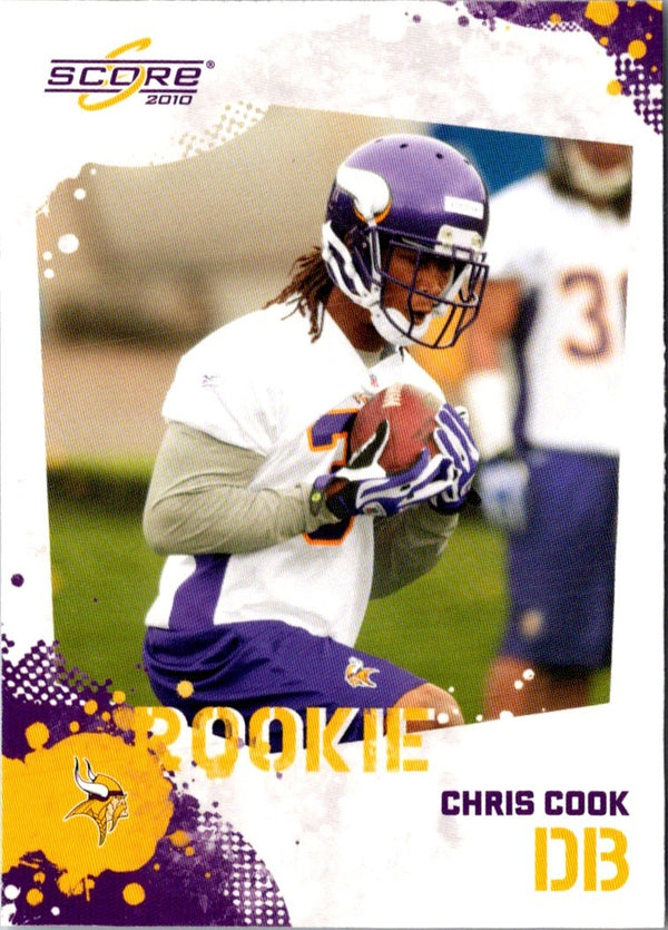 2010 Score Chris Cook #321 Rookie