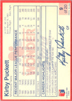 1990 Topps Heads Up Kirby Puckett #20