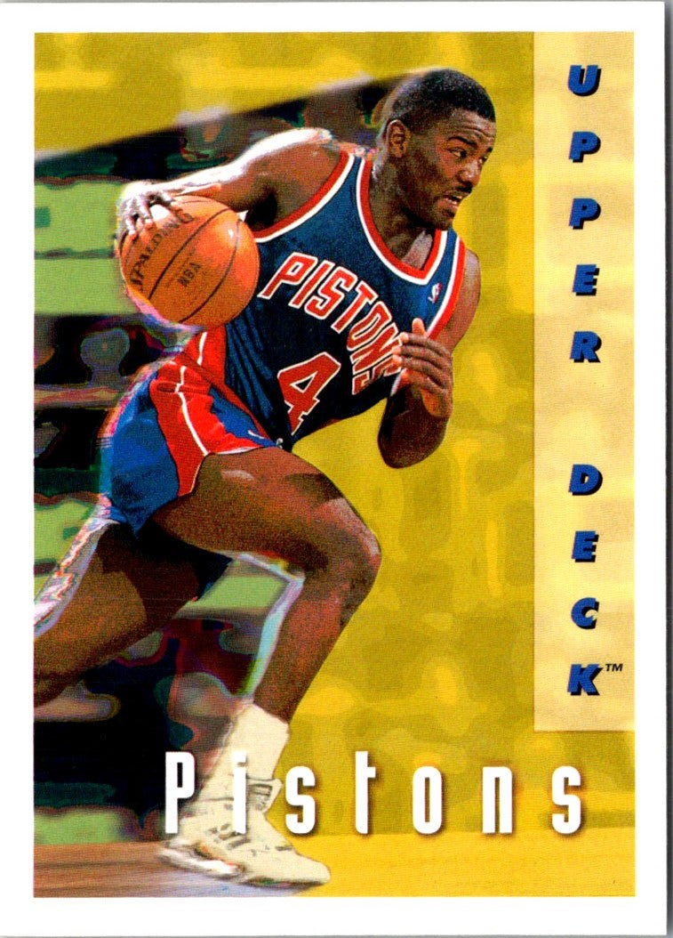 1992 Upper Deck Detroit Pistons