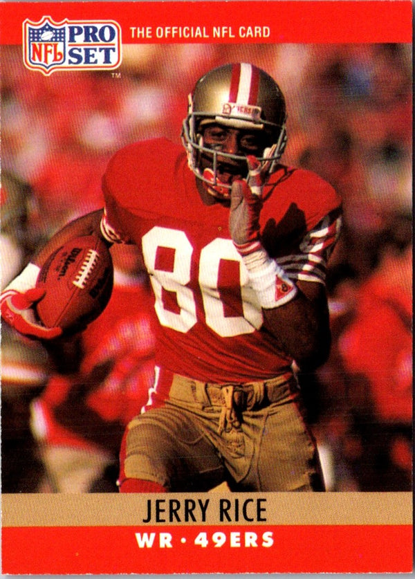 1990 Pro Set FACT Cincinnati Jerry Rice #295