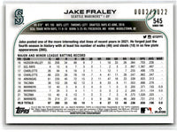 2022 Topps Gold Jake Fraley #545 0002/2022