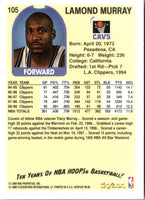 1999 Hoops Decade Lamond Murray #105