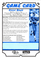 1994 Classic NFL Draft Game Cards Errict Rhett #GC10