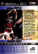 1997 Press Pass Double Threat Silver Adonal Foyle