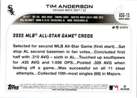 2022 Topps Update 2022 MLB All-Star Game Tim Anderson #ASG-15