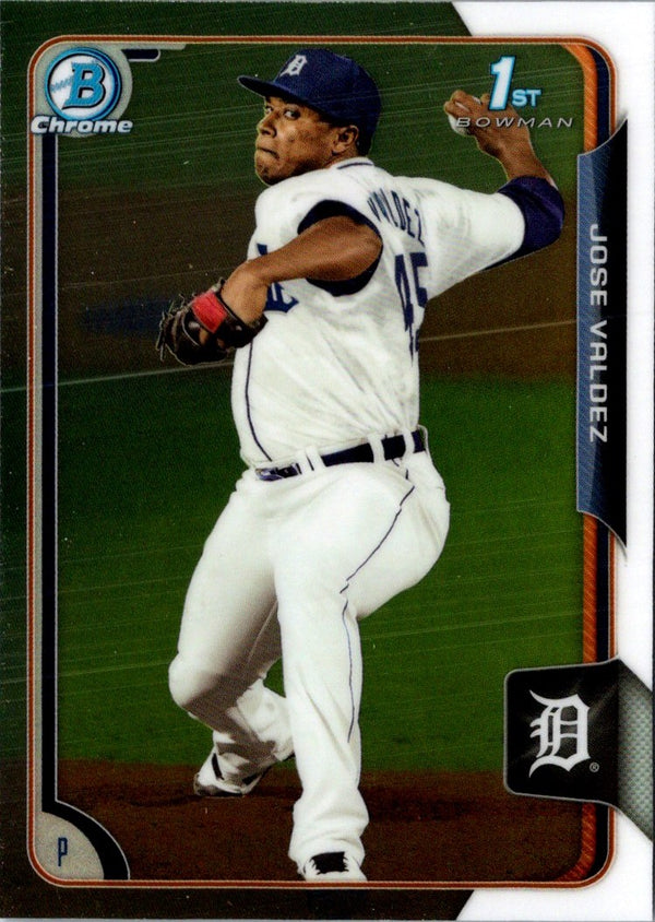 2015 Bowman Chrome Prospects Jose Valdez #BCP139