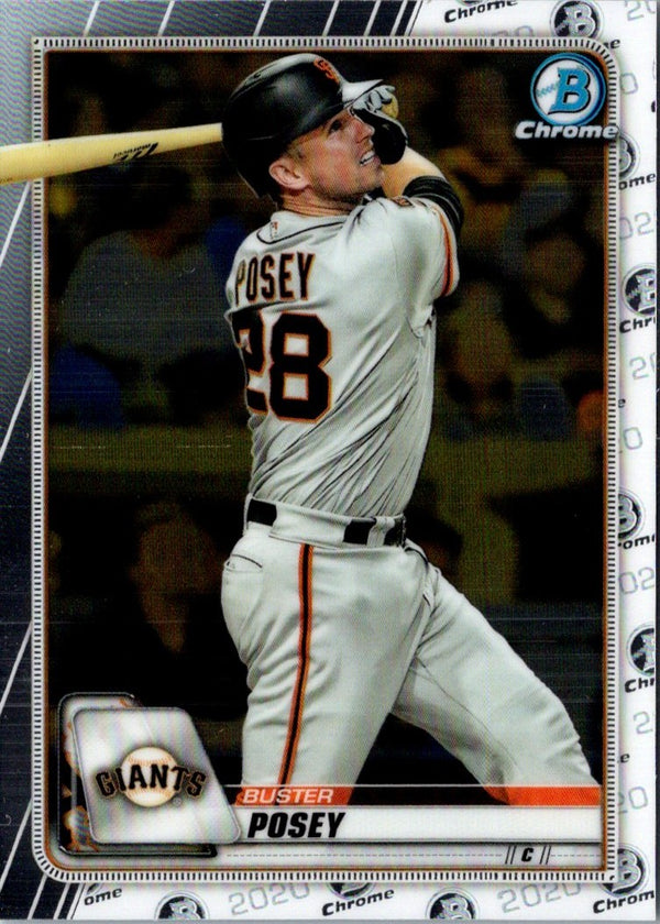 2020 Bowman Chrome Buster Posey #21