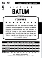 2015 Hoops Nicolas Batum #96