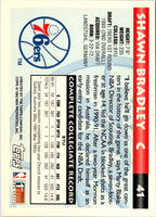 1993 Topps Shawn Bradley #41 Rookie