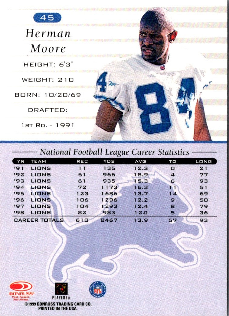 1999 Donruss Herman Moore