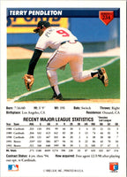 1993 Donruss Terry Pendleton #234