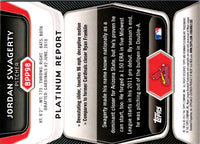 2012 Bowman Platinum Prospects Jordan Swagerty #BPP98