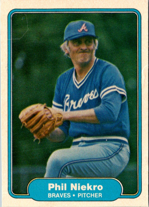 1982 Fleer Phil Niekro #444