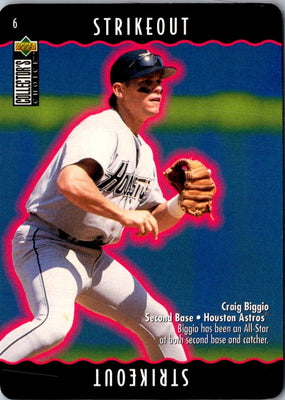1996 Collector's Choice You Make the Play Craig Biggio #6B