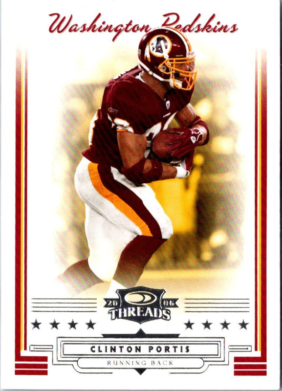 2006 Donruss Threads Clinton Portis #97