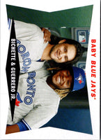 2020 Topps Archives 1960 Combo Cards Vladimir Guerrero Jr./Bo Bichette #60CC-GB