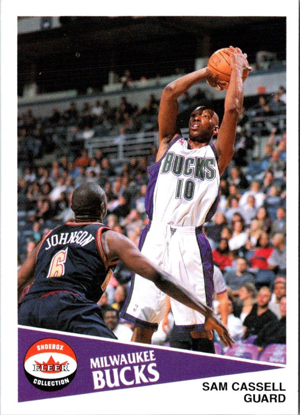 2001 Fleer Shoebox Sam Cassell #77