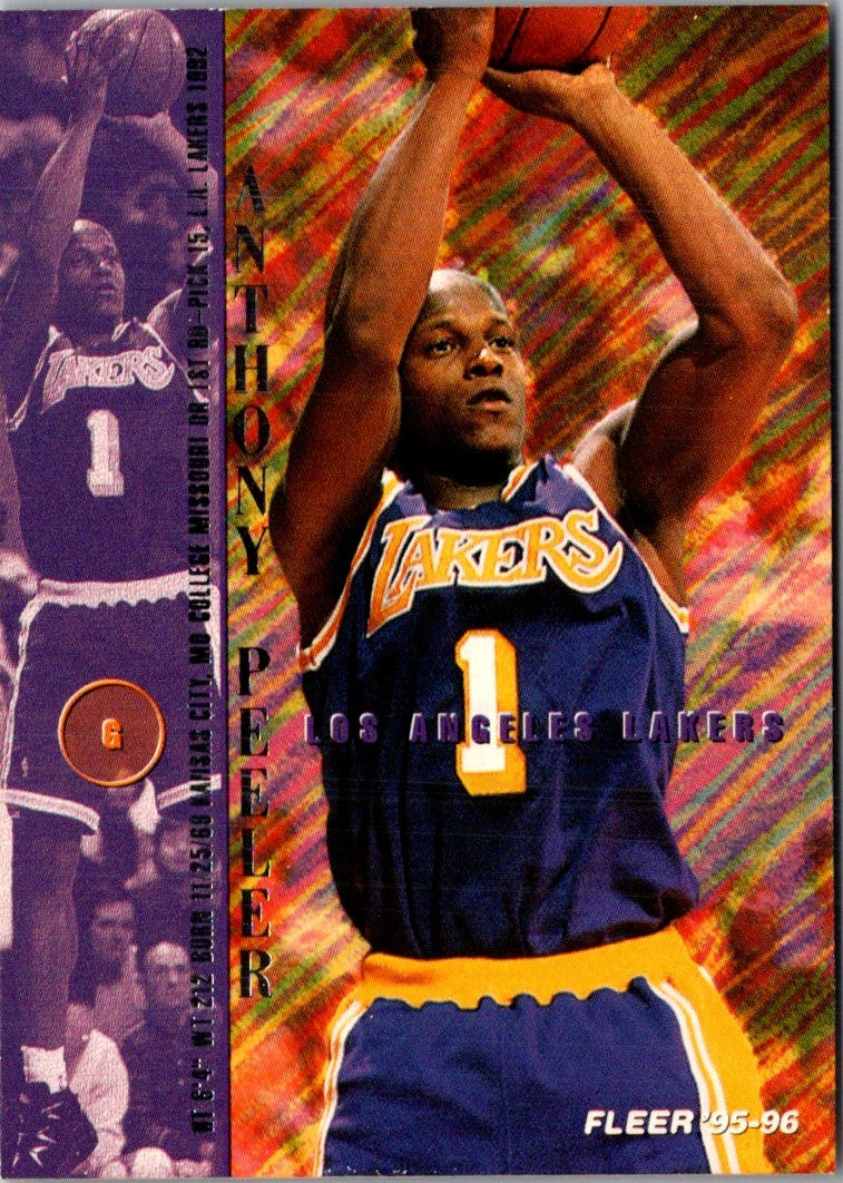 1995 Fleer Anthony Peeler