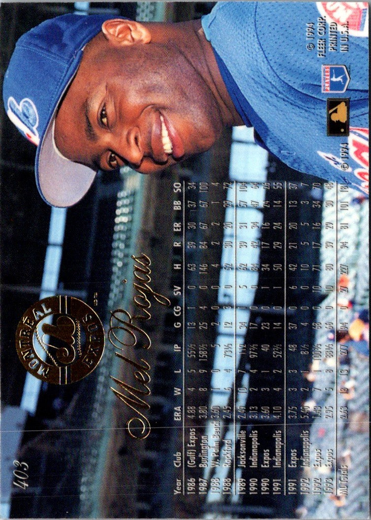 1994 Flair Mel Rojas