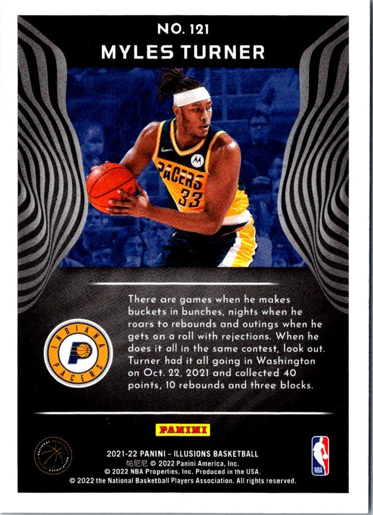 2022 Panini Contenders Optic Myles Turner