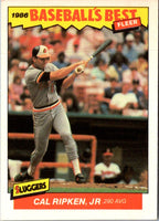 1986 Fleer Baseball's Best Sluggers vs. Pitchers Cal Ripken Jr. #28