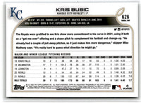 2022 Topps Royals Kris Bubic #626