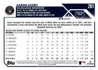 2023 Topps Aaron Ashby #281