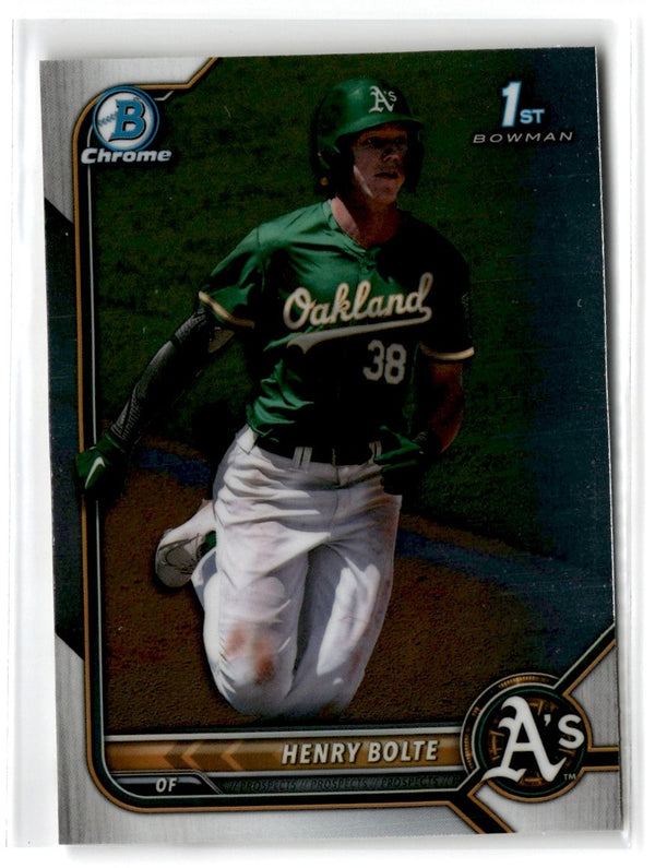 2022 Bowman Draft Baseball Chrome Henry Bolte #BDC-121 Rookie