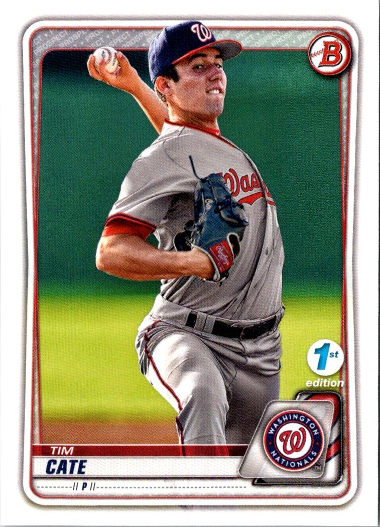 2020 Bowman 1st Edition Tim Cate