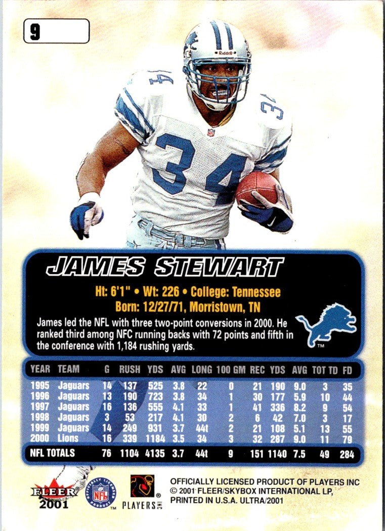 2001 Fleer E-X Kordell Stewart