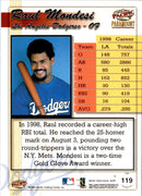 1999 Pacific Paramount Gold Raul Mondesi