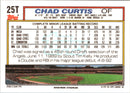 1992 Topps Traded Chad Curtis