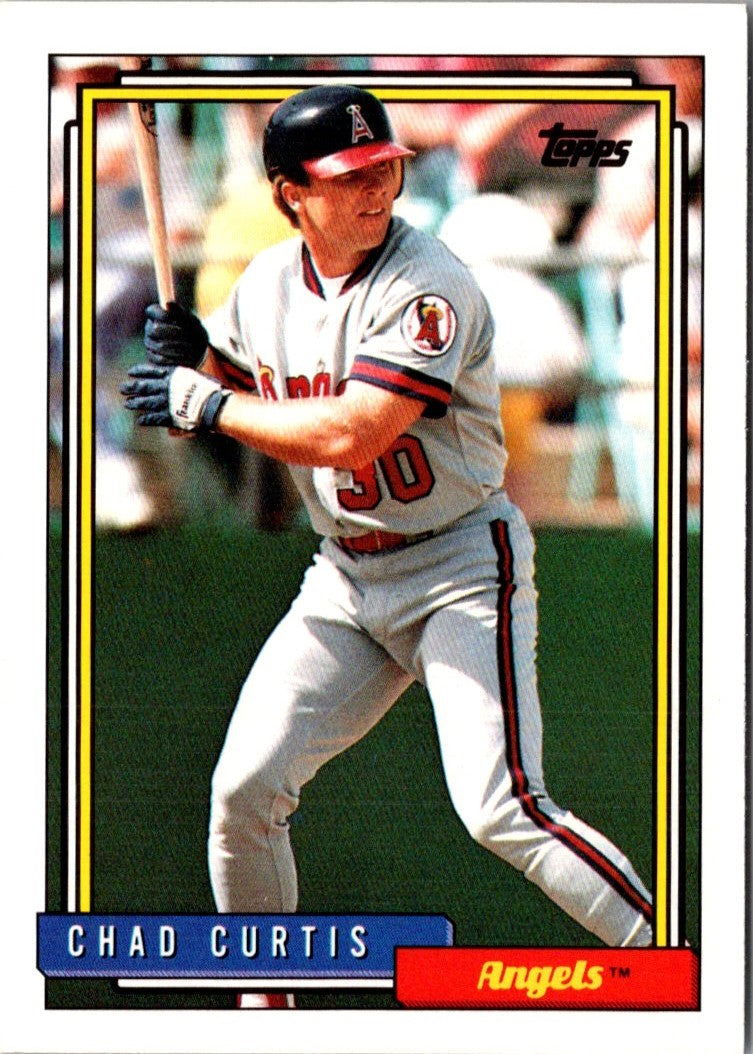 1992 Topps Traded Chad Curtis