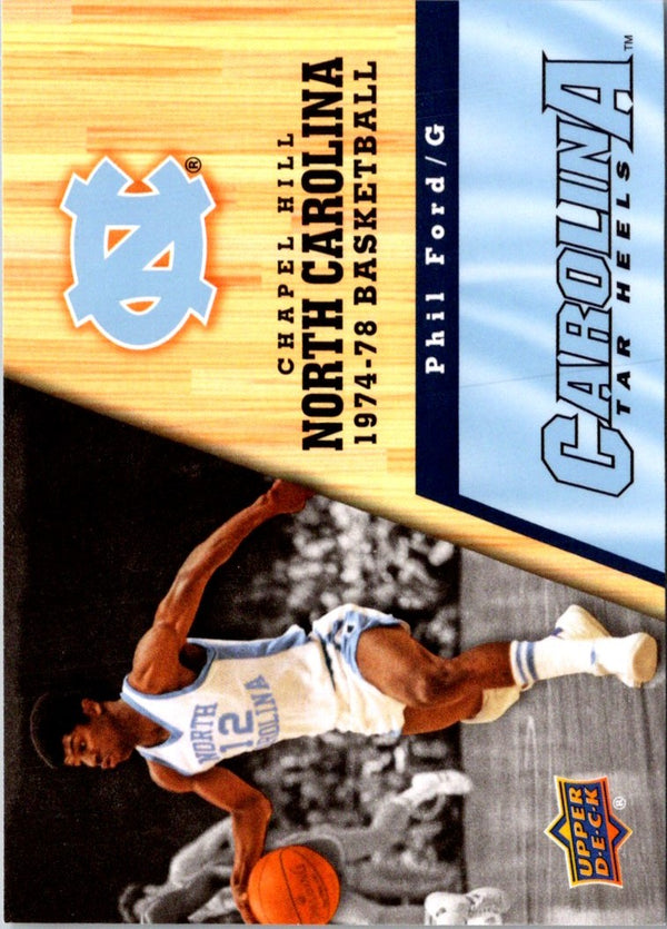 2010 Upper Deck North Carolina Phil Ford #32