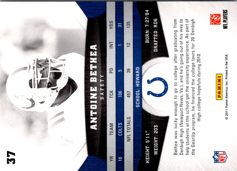 2011 Panini Gridiron Gear Antoine Bethea