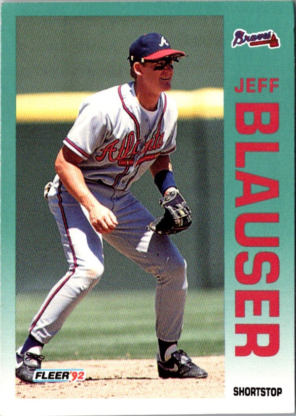 1992 Fleer Jeff Blauser #353