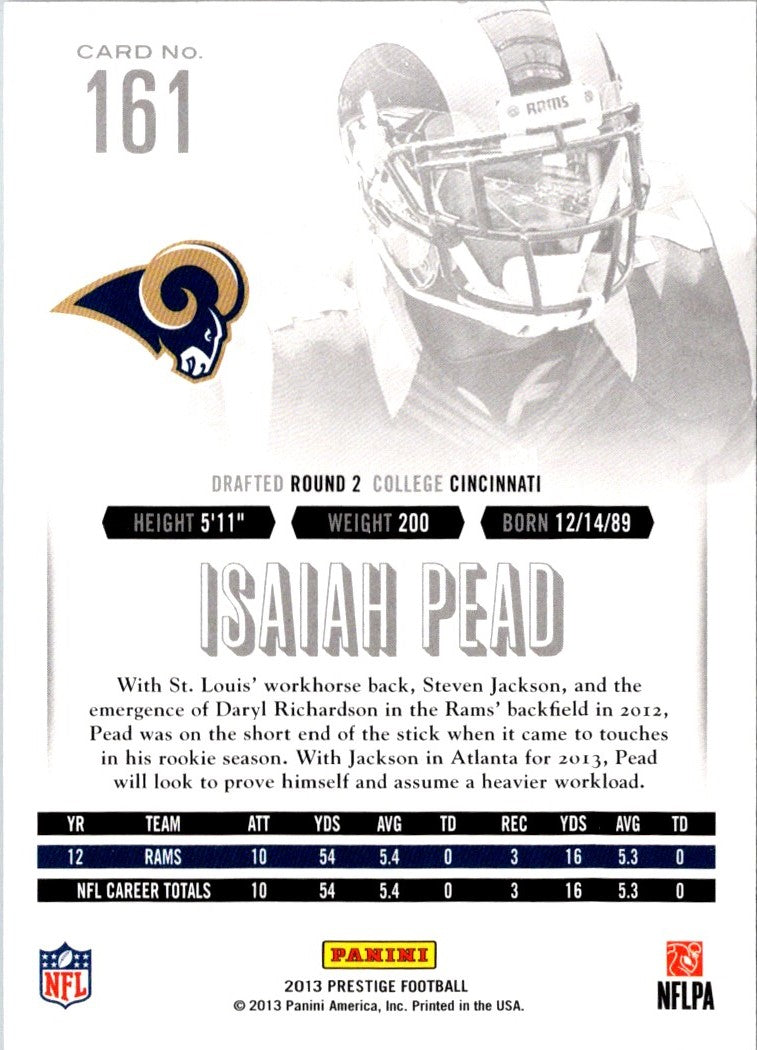 2013 Panini Prestige Isaiah Pead