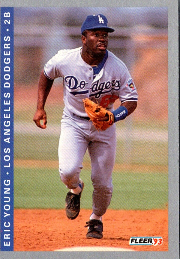 1993 Fleer Eric Young #69