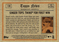 2021 Topps Heritage Red Brady Singer #130