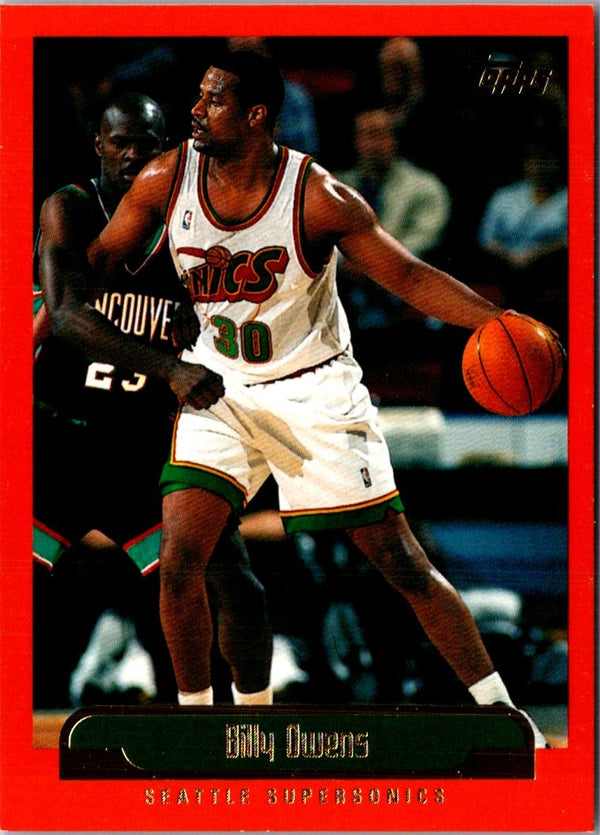 1999 Topps Billy Owens #87