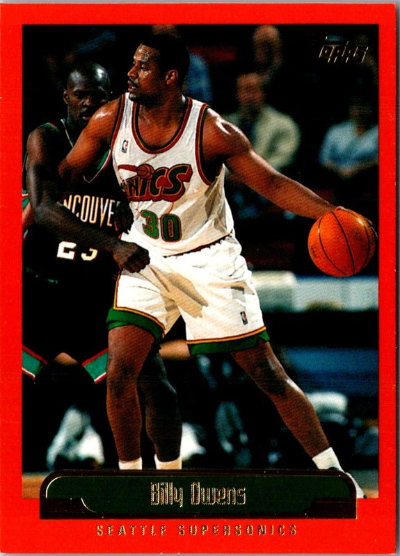 1999 Topps Billy Owens #87