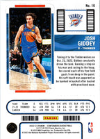 2022 Panini Contenders Season Ticket Josh Giddey #16
