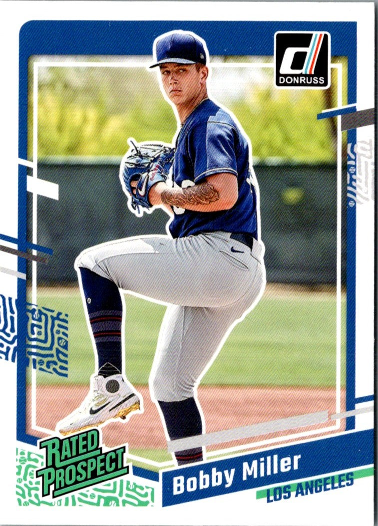 2023 Donruss Holo Blue Bobby Miller