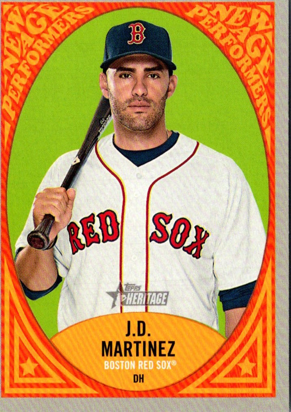 2019 Topps Heritage New Age Performers J.D. Martinez #NAP-3