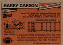 1981 Topps Harry Carson