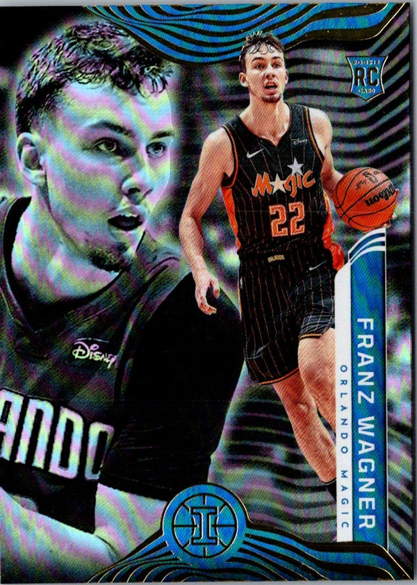 2021 Panini Obsidian Electric Etch Blue Flood Franz Wagner #158